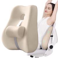 Lumbar Support Cushion Memory Foam Back Support Chair Lumbar Cushion With Adjustable Slider For Desk Chair Long Sitting Hours