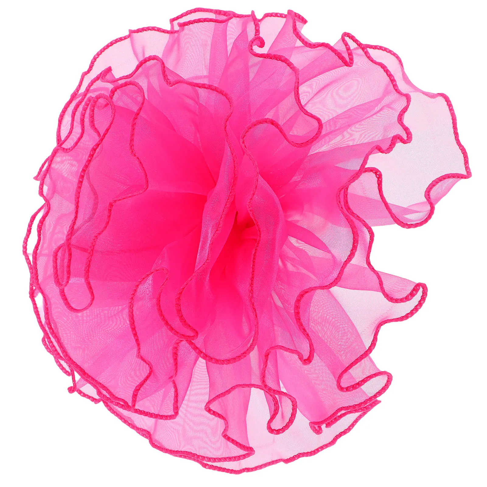 

Flower Brooch Fashion Brooches Lapel The Flowers Fabric Rosy Extra Large Banquet