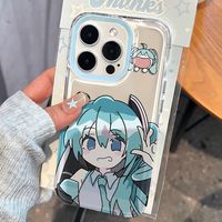 DMAWMJ anime girl cute phone case for iphone 15 pro max 14 plus 13 11 12 silicone cover for iphone xr xs x 7 8 p SE2020 bumper