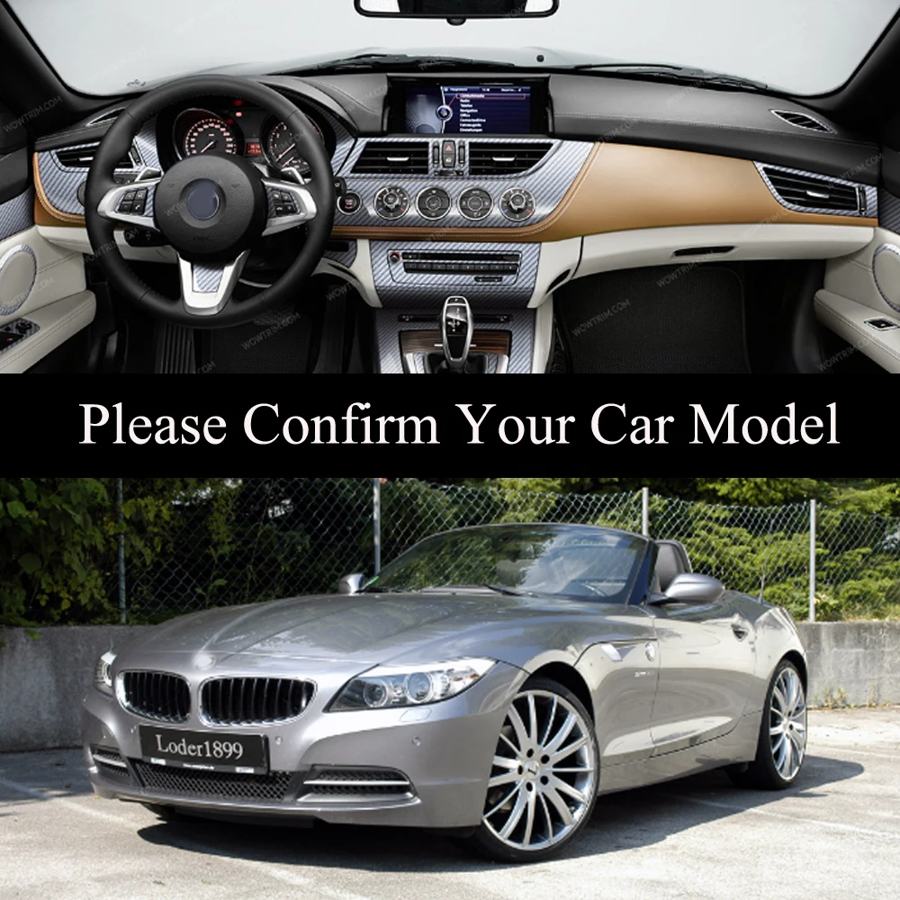 For BMW Z4 E89 28i 18i 35is 25i 20i 30i 2009 2010 2011-2016 Dashboard Cover Board Mat Carpet Pad Sun Shade Retro Leather Cushion