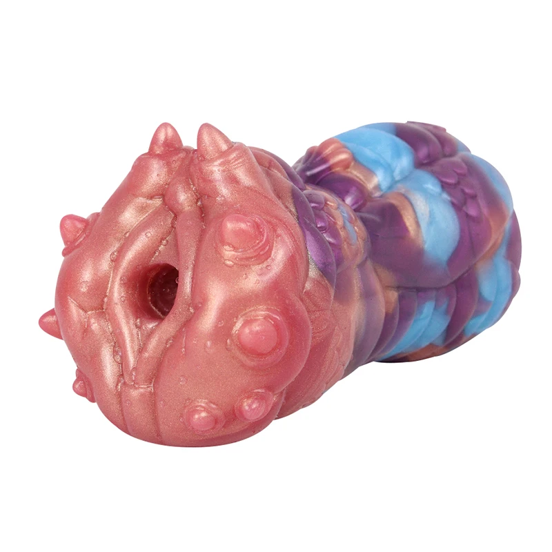 16*8.5cm Soft Spikes Alien Dragon Vagina Artificial Pocket Pussy Male Masturbator Sex Toys for Men Penis Massager Penetration