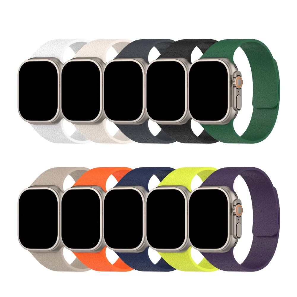 Silikon-Magnetarmband für Apple Watch 49mm 46mm 40mm 44mm 45mm 41mm 42mm Uhrenarmband für iWatch 12 11 10 SE 9 8 7 6 Ultra 3 – Detail 1