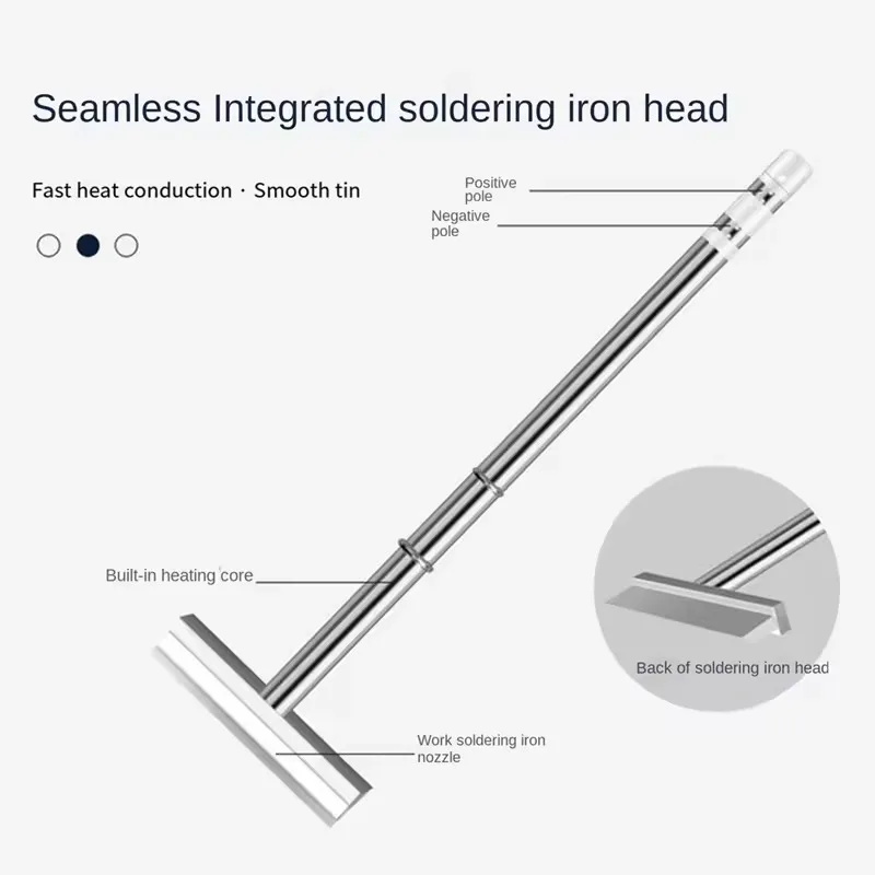 T12 Series Soldering Iron Tips T12-1401/1402/1403/1404/1405/1406 Spatula Type Tips For HAKKO FX951/952/T12 Soldering Station