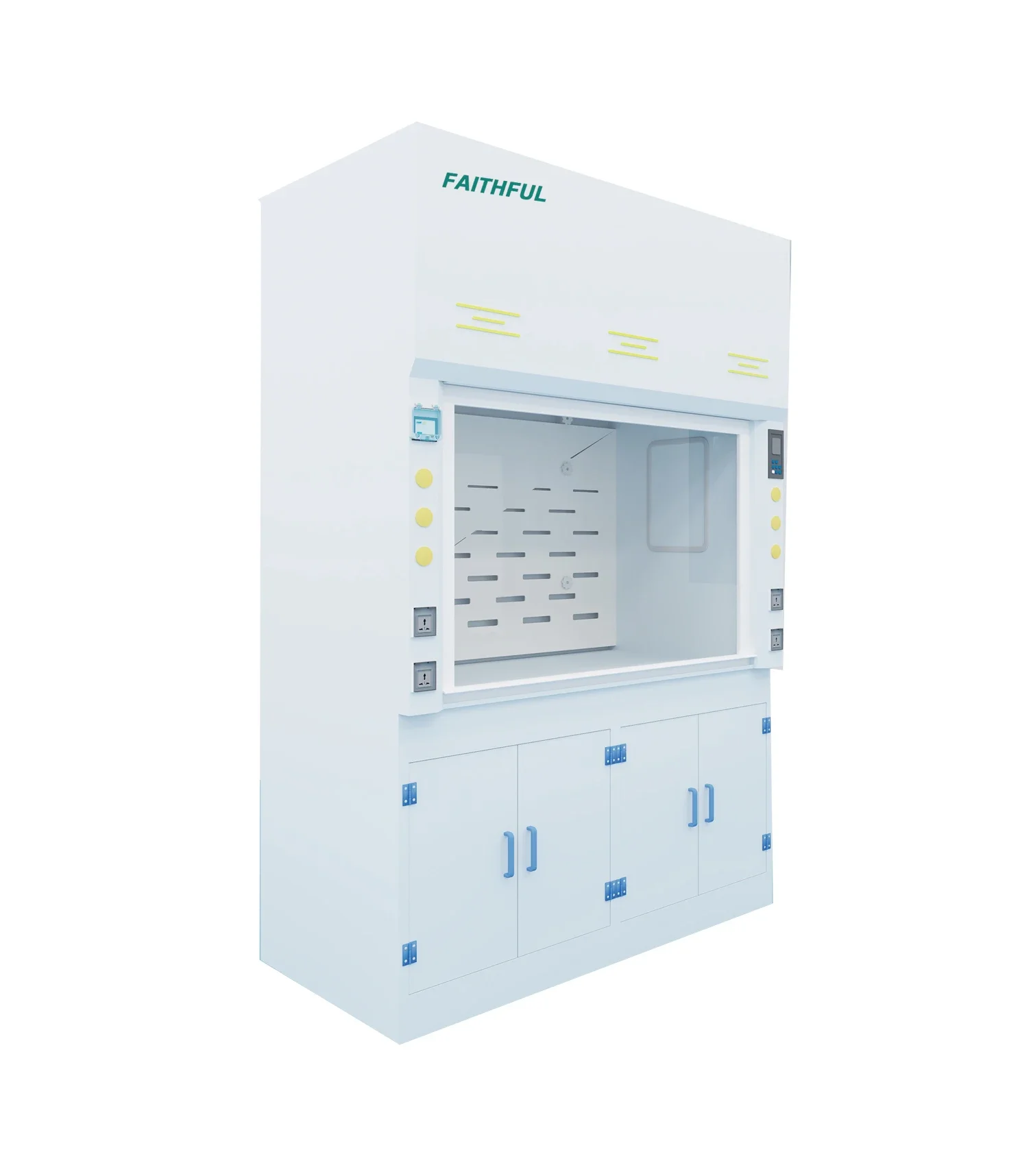 FSF-1200P Chemical Laboratory PP Fume Hood Lab Fume Hood