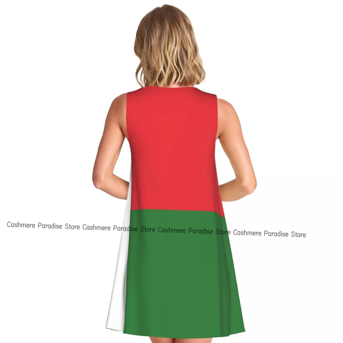 Robes d'été pour femmes, t-shirt de plage, sans manches, drapeau de Madagascar, décontracté, ample, débardeur, 2025