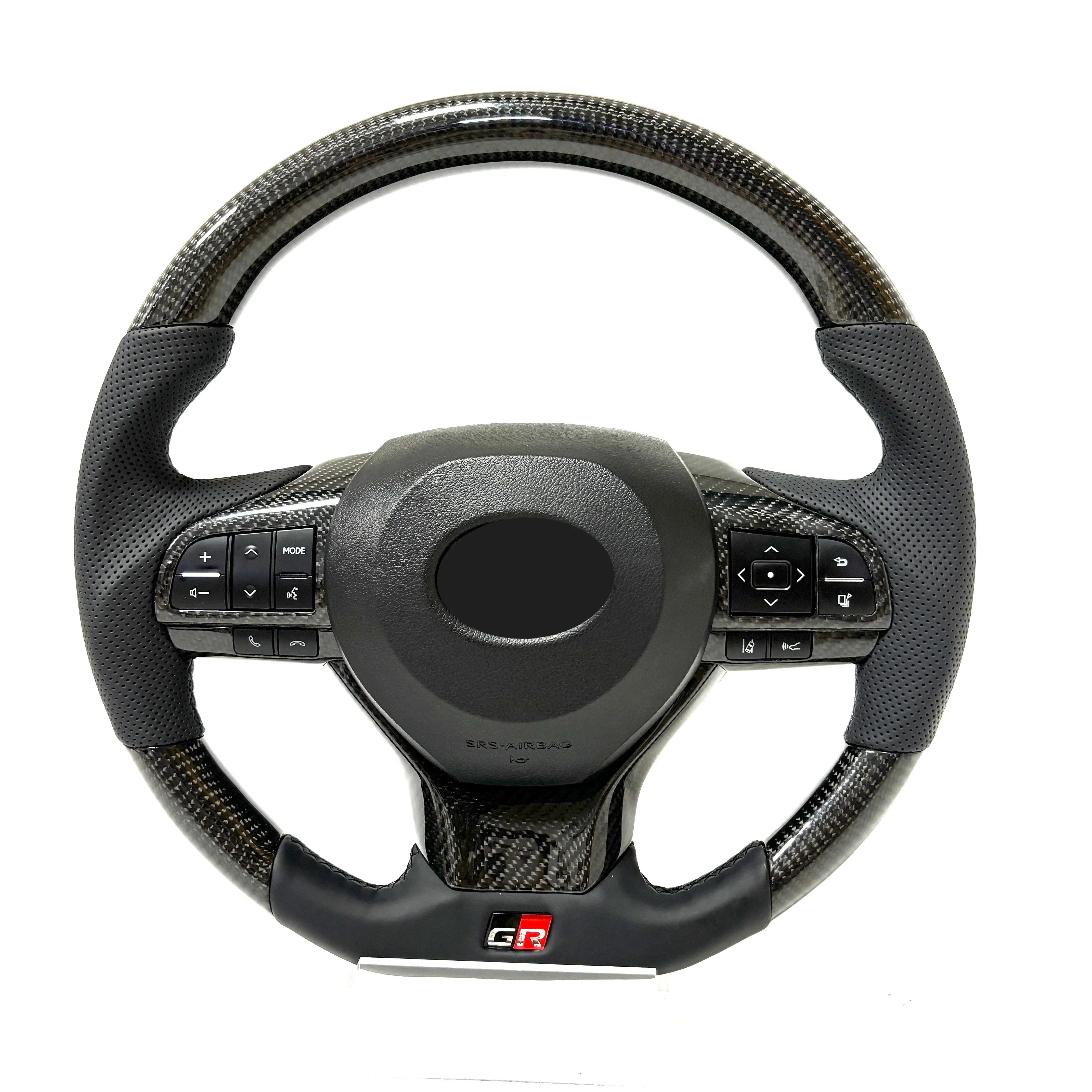 

For Toyota Land Cruiser Prado LC200 LC300 Customized Carbon Fiber Steering Wheel for Hilux Toyota Hilux Diesel Pickup 4x4