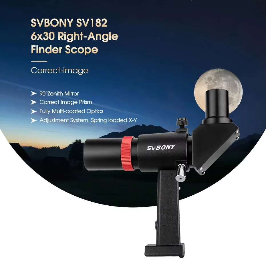 Svbony SV48P 102mm Astronomisches Teleskop-Set, SV225 MINI, SV225T, SV188P Zenith-Spiegel, Basis/Upgrade, für Sichtbeobachtungs-Set – Detail 34