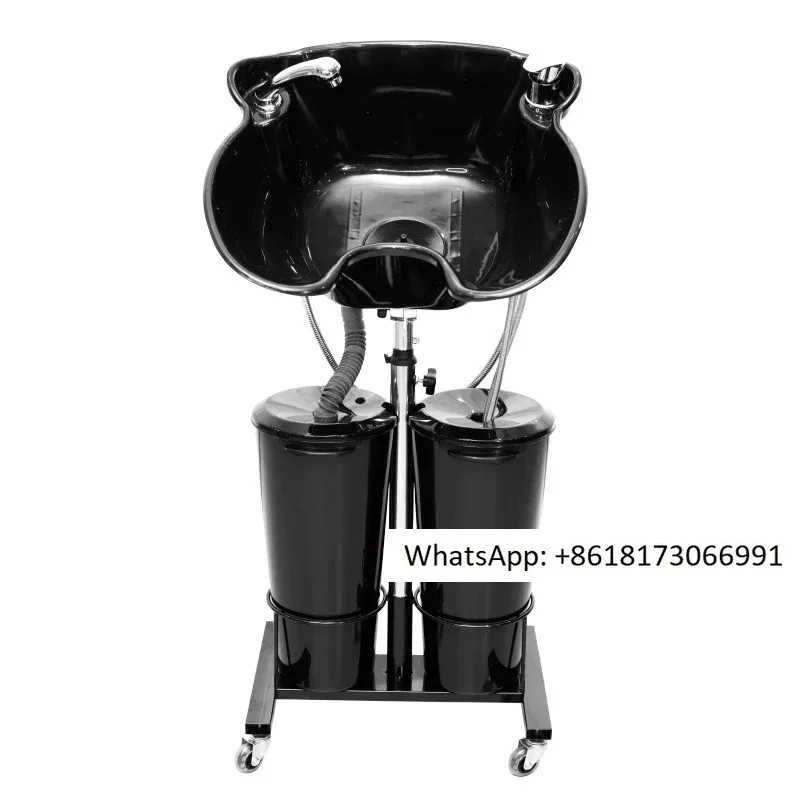 Hair Mobile Vertical Shampoo Basin Chong Basin Patient Pregnant Women Elderly Barber Shop Sitting Shampoo Chair