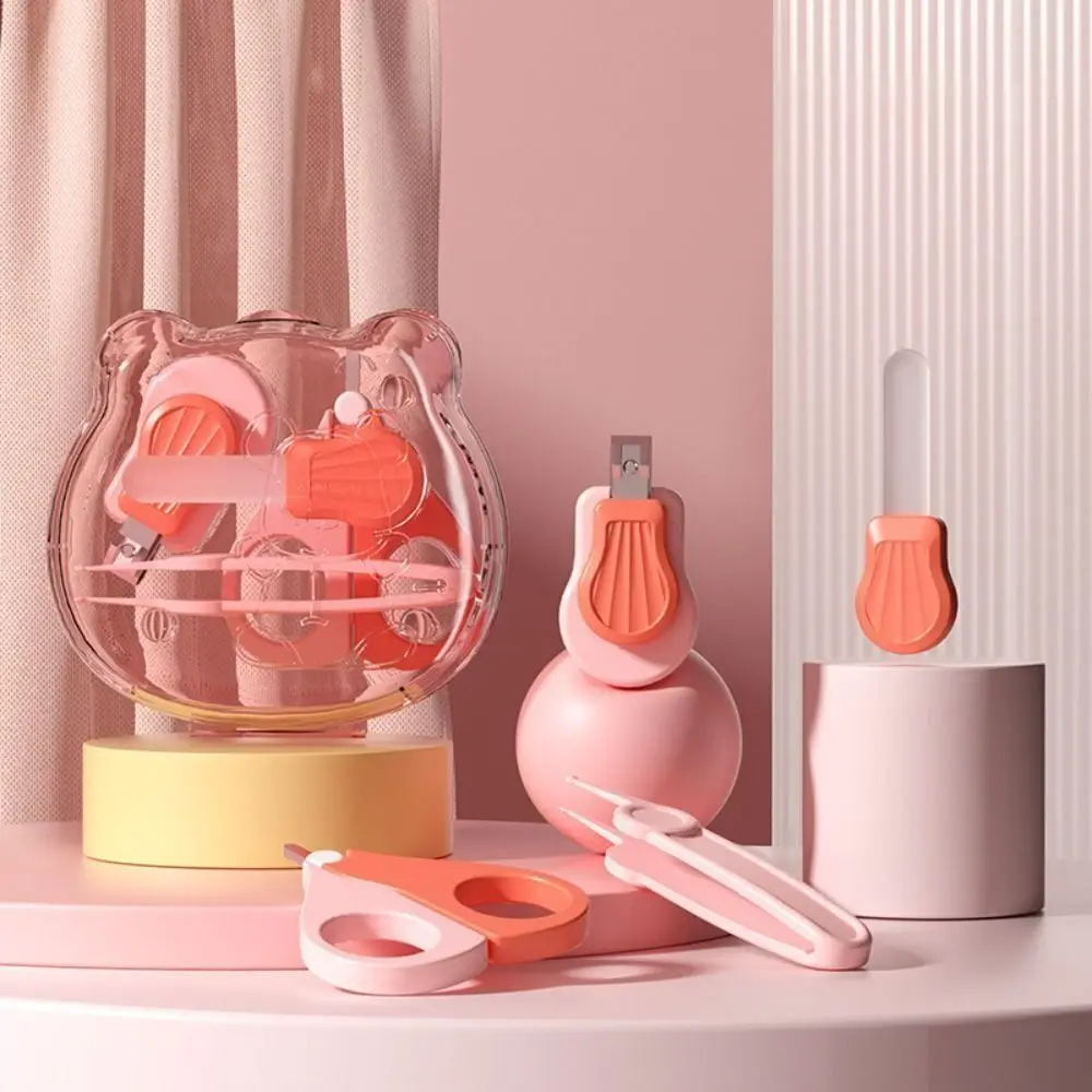 

High Quality Plastic Baby Nail Clipper Set Anti-flesh-pinching Stainless steel Nail Files Safety Nail Clipper