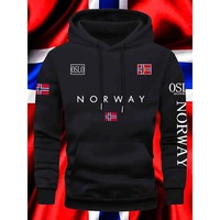 The new men's hooded sweatshirt for Spring and Autumn 2025 is a casual and fashionable streetwear with letter prints