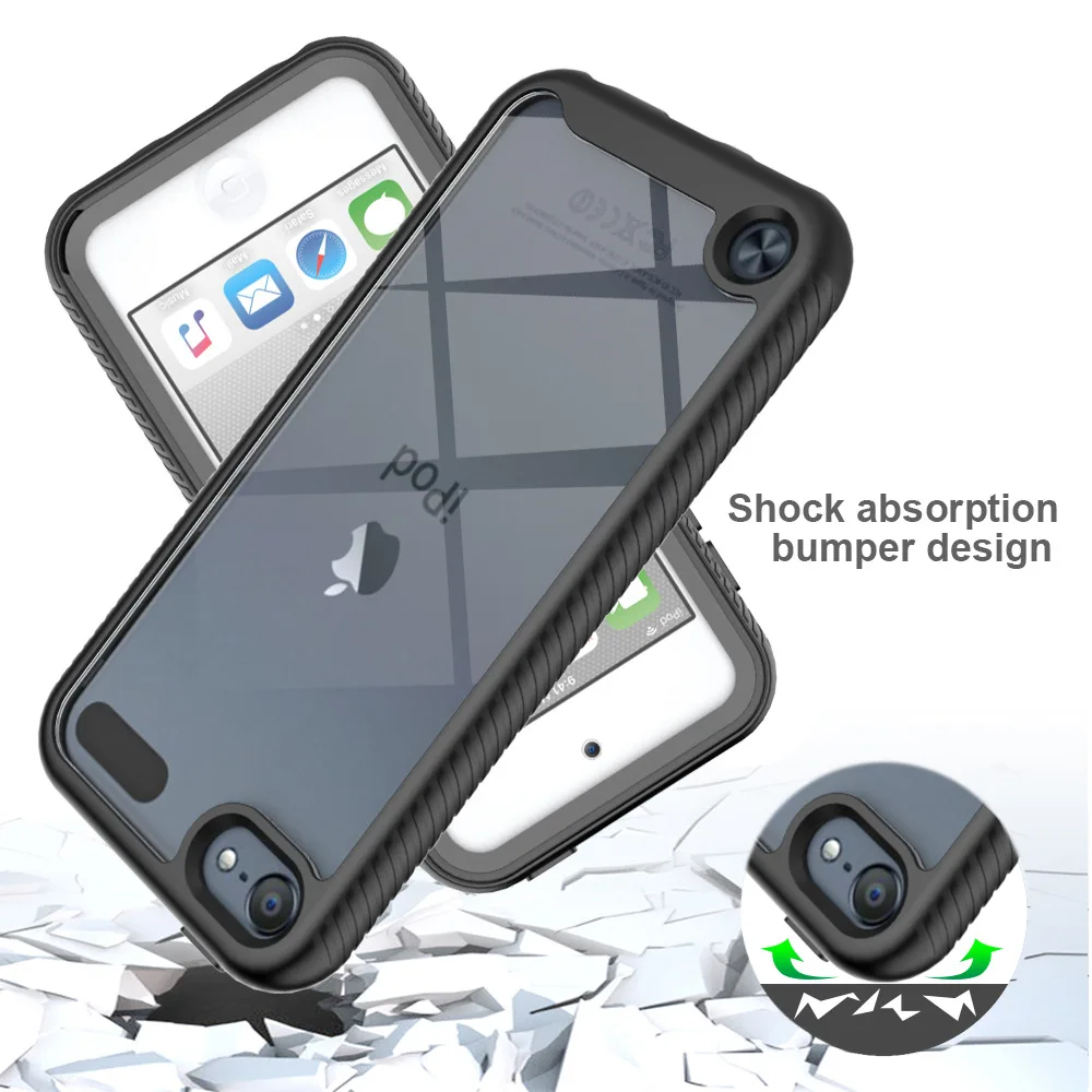 TPU/PC Sky Case für iPod Touch 5 Touch 6 Touch 7 Clear Funda Capa Robuste Hybrid stoßfeste Schale Heavy Duty Phone Back Cover – Detail 2