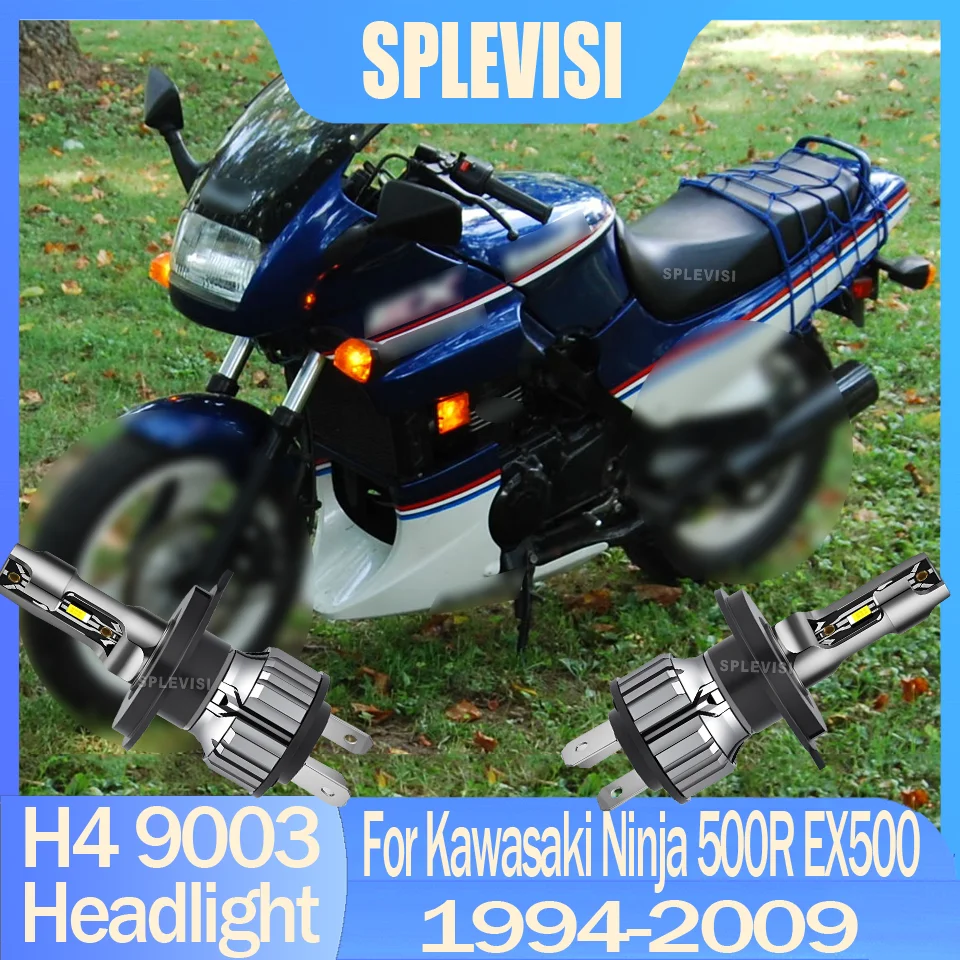 

Longer Lifespan H4 9003 LED motorcycle headlight For Kawasaki Ninja 500R EX500 1994 1995 1996 1997 1998 1999 2000 2001-2009