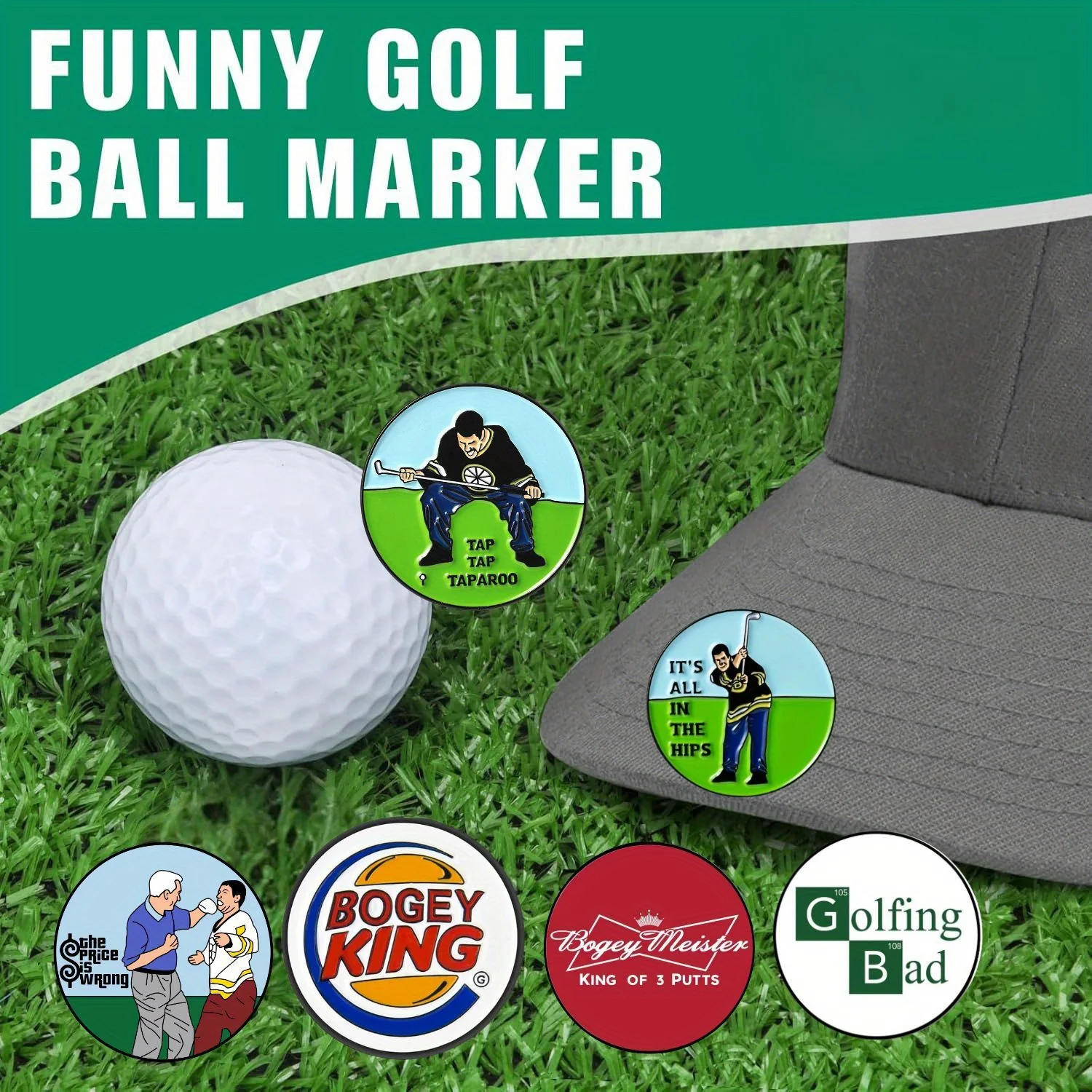 Thumbnail 3 - #40 Trending Golf Ball Markers Right Now