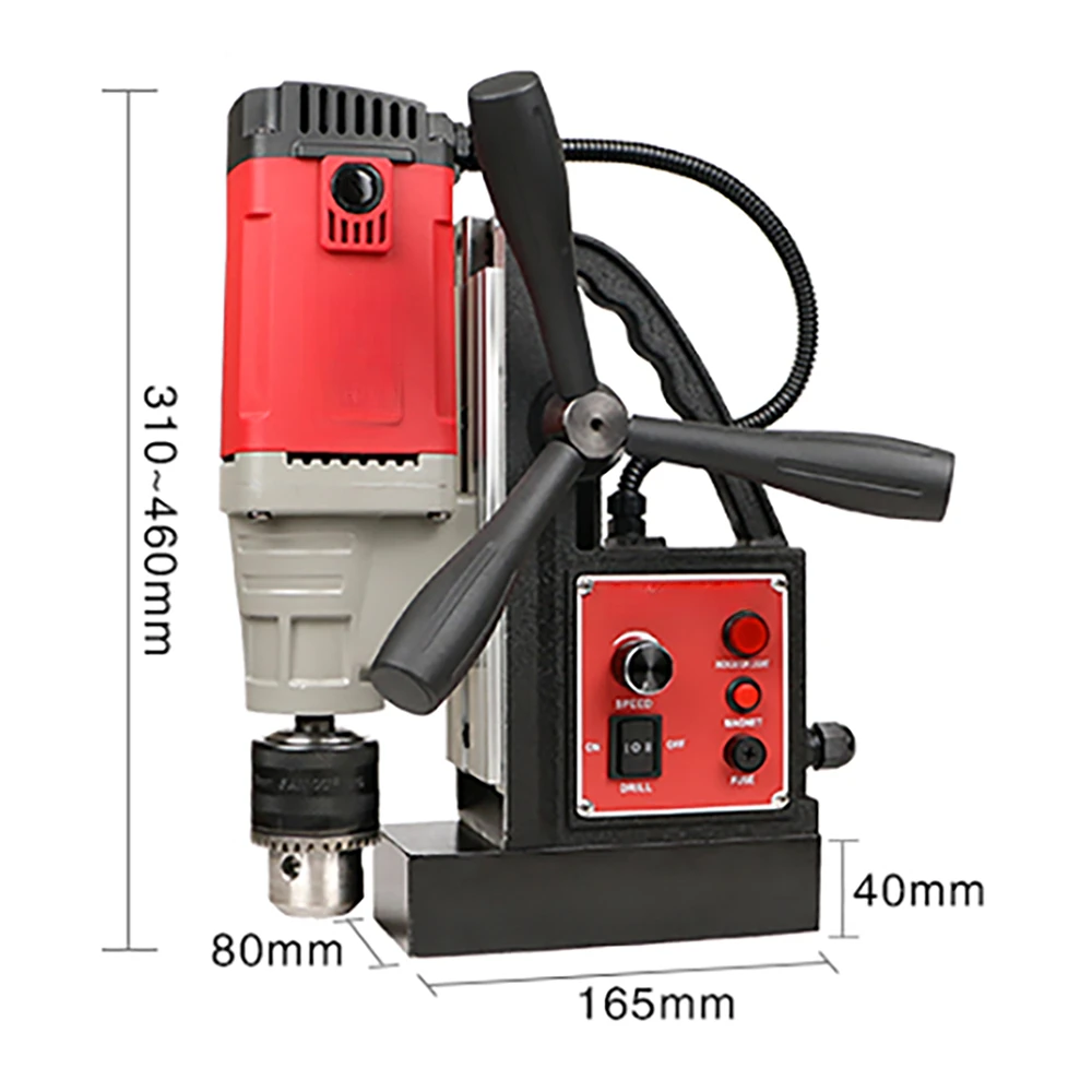 Magnetic Drill Suction Iron Drill Tapping Drill Attack Machine Adjustable Speed Forward And Reverse