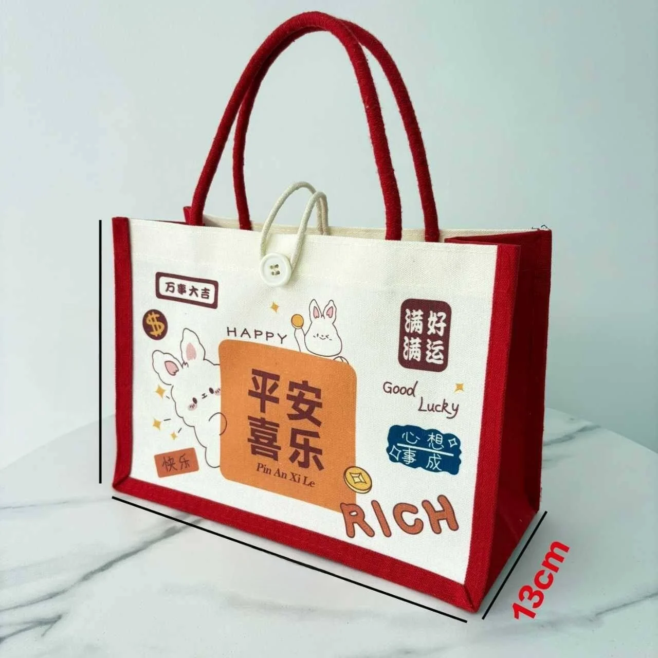 children's-canvas-bag-birthday-celebration-bag-boys-girls-baby-naming-ceremony-bag-ten-year-old-birthday-party-favor-bag