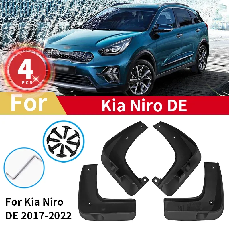 

For Kia Niro 2017 2018 2019 2020 2021 2022 DE Mudguards Fender Front Rear Mud Flaps New Guard Splash Car Styling Accessories