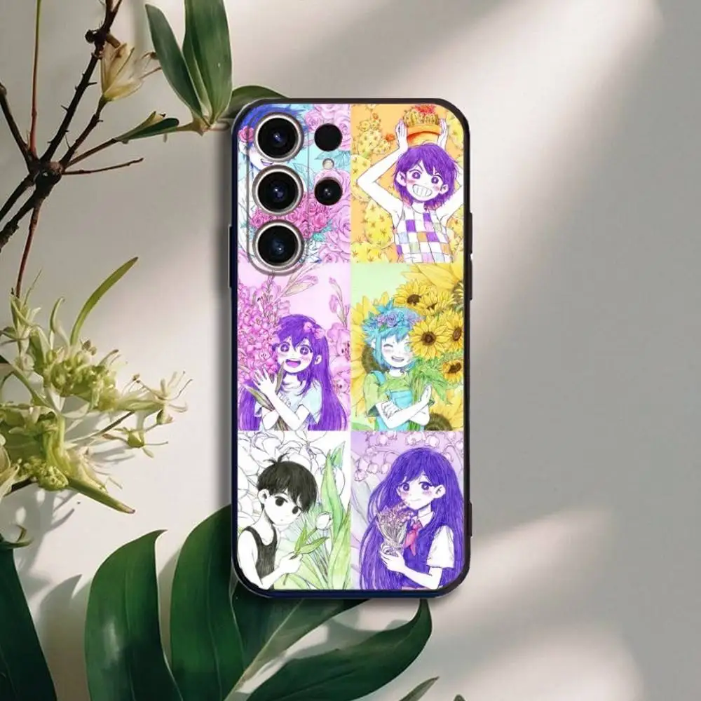 حافظة هاتف Game O-Omori لهاتف SamsungS25,24,21,22,23,30,Ultra,20,Plus,Fe,Lite,not,10,9,5G غطاء أسود