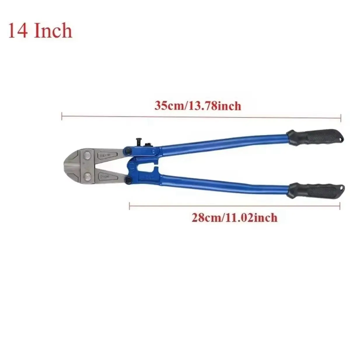 

14-дюймовые кусачки, кусачки для проволоки, многофункциональные кусачки для стальных кабелей с плоским носом, сверхмощный ручной инструмент