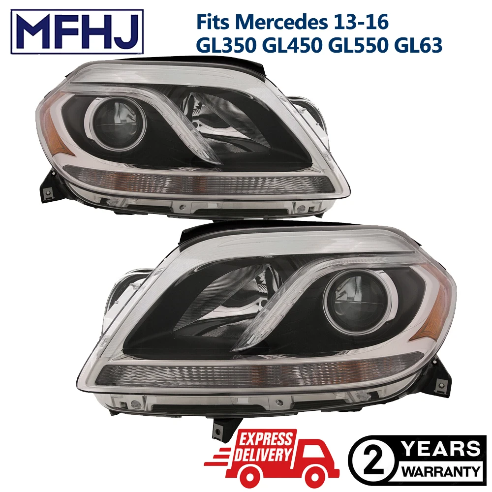 For Mercedes-Benz 2013-2016 W166 GL350 GL450 GL550 GL63 Headlight CAPA Left or Right