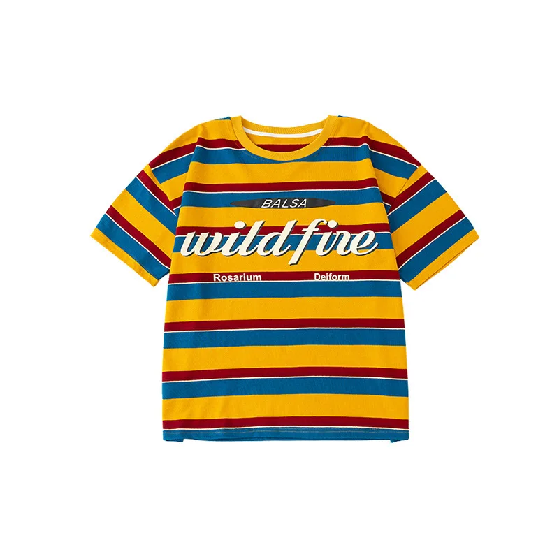 Costume Hip Hop pour garçons, chemise ample à rayures, Short blanc, tenue de danse de rue, ensemble à manches courtes, vêtements de danse Jazz de groupe