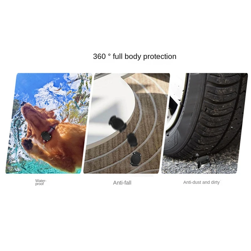 애완 동물 거치대 내마모성 안티 스크래치 보호 에어 태그 거치대 케이스, 강아지 목걸이 GPS 애완 동물 추적기