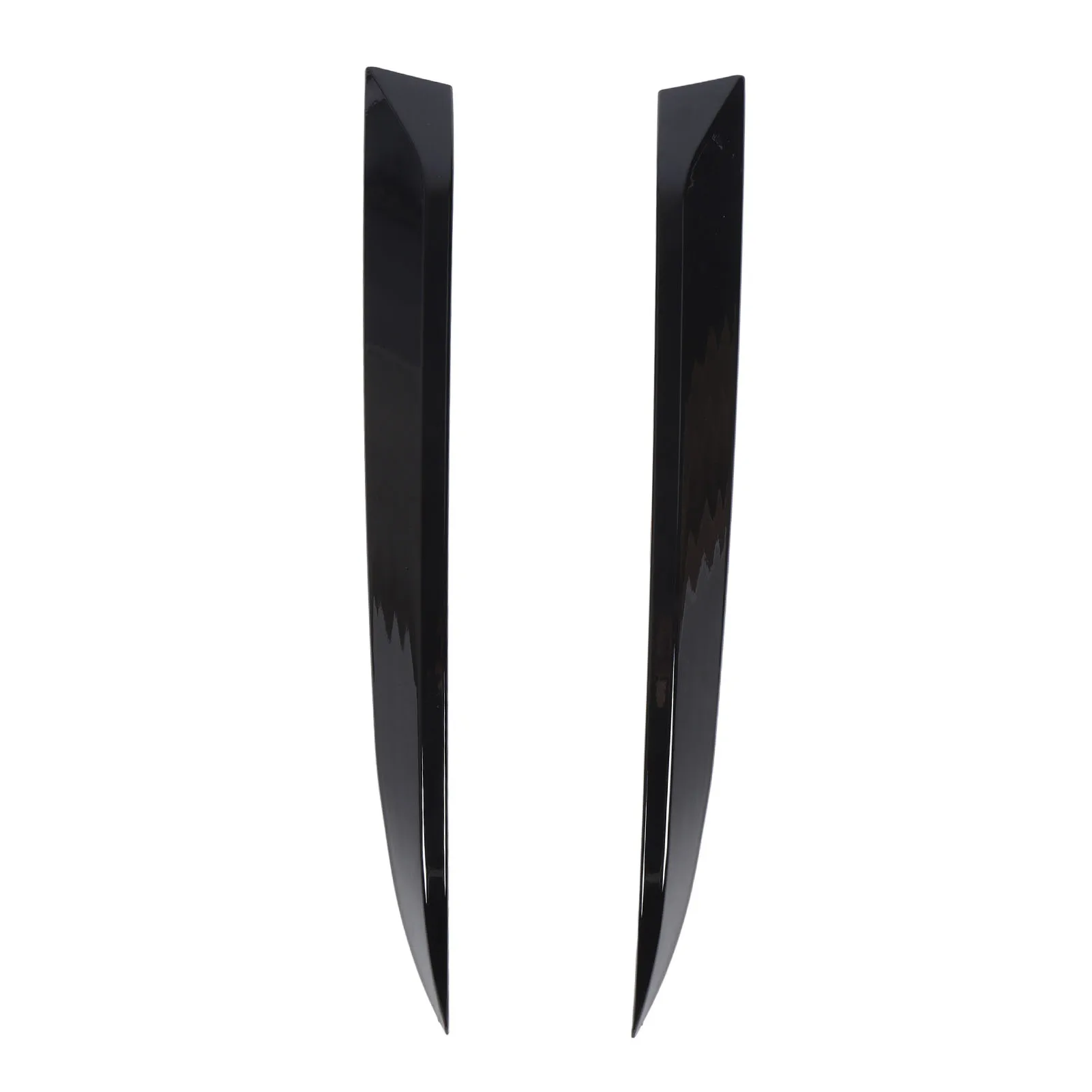 Pair of Rear Window Side Spoiler Glossy Black Tail Window Side Wing Cover Trim for X6 E71 E72 2008-2014 Rear Window Side Spoiler