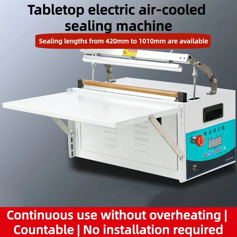 Elektrische Luftkühlungs-Heißsiegelmaschine mit Digitaler Steuerung für PE-Aluminiumfolie-Lebensmittelverpackungsbeutel