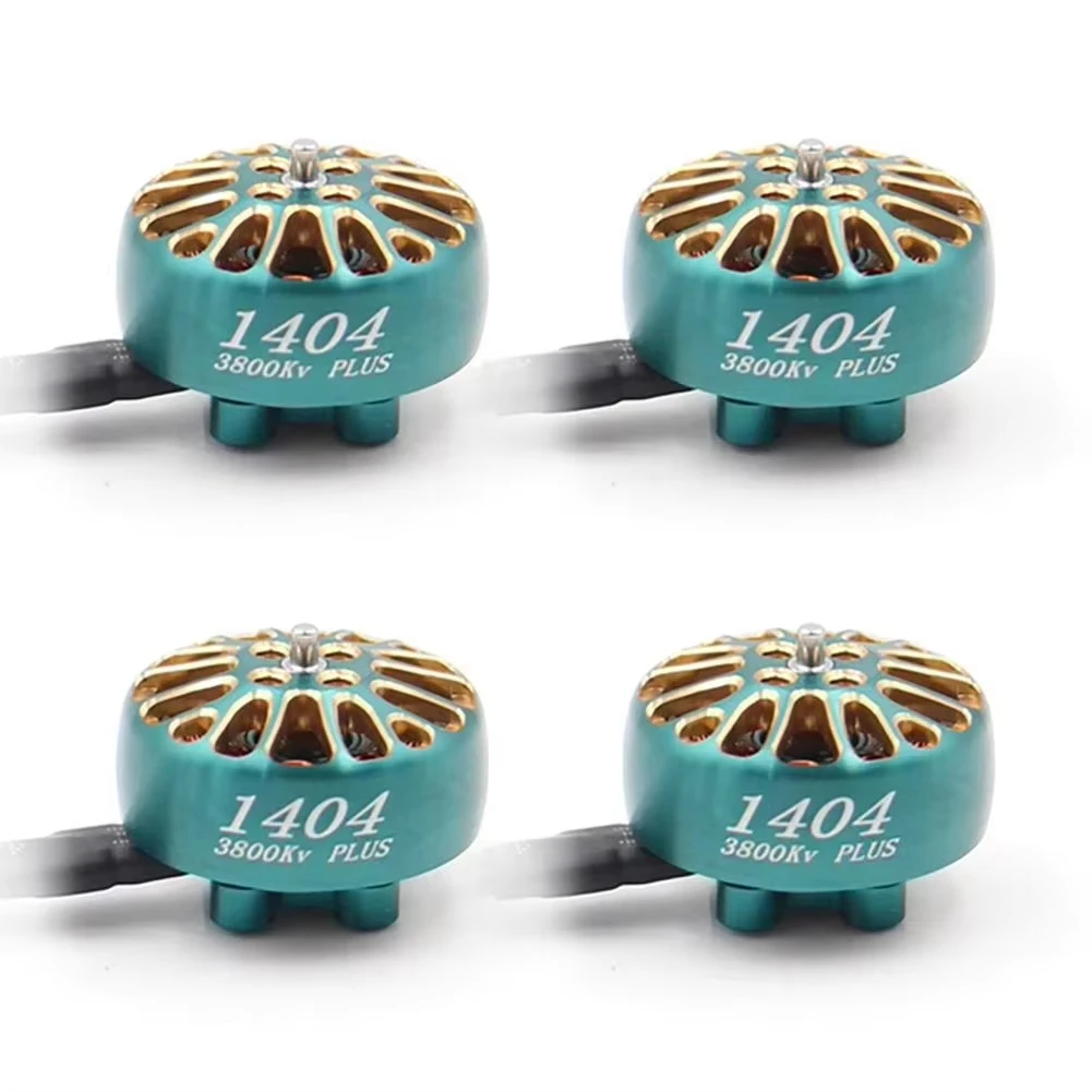 4pcs LANNRC 1404 PLUS 3800/4600KV Brushless Motor 2~4S Lipo 1.5mm Shaft Diameter for 2~4inch Toothpick Traversing Drones
