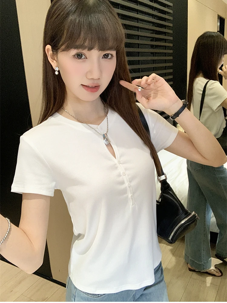 

Summer Women T Shirt T-Shirt Woman Clothes Tops Tshirt Female Crop Top Tees Y2k Para Mujer Ropa De Mujer Roupas Feminina a