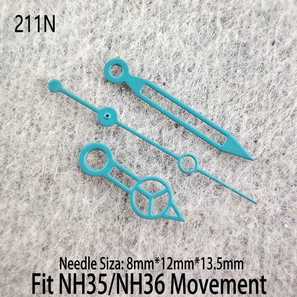 Watch Hands NH35 Hands NH35 Pointer Green Luminous Hands Hollowed out Pointer Watch Accessories Suitable For NH35/NH36 Movement