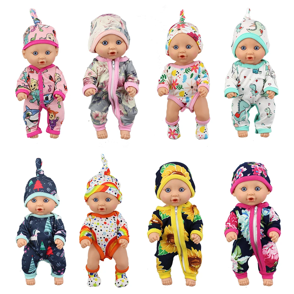Nowy kombinezon dla lalek dla 10-12-calowej lalki 25-30 cm Reborn Babies Doll Clothes