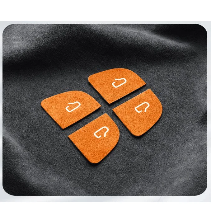 Different Italian Premium Suede For Tesla Model Y 2025 Juniper Model 3 Highland 2024 Door Switch Patch Trim Cover