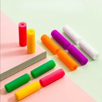 10 Uds palo Dental ortodoncia alineador de mordeduras Chewies palo de dientes de silicona alineadores para morder diente (color aleatorio) soportes para dentis