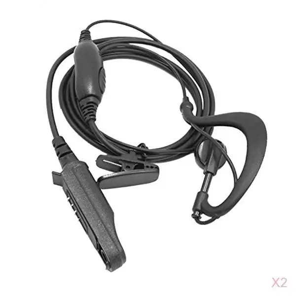Noise Canceling Walkie Talkie Headset Waterproof Radio Earpiece Earphone for BF-UV9RPLUS BF-9700 Communication