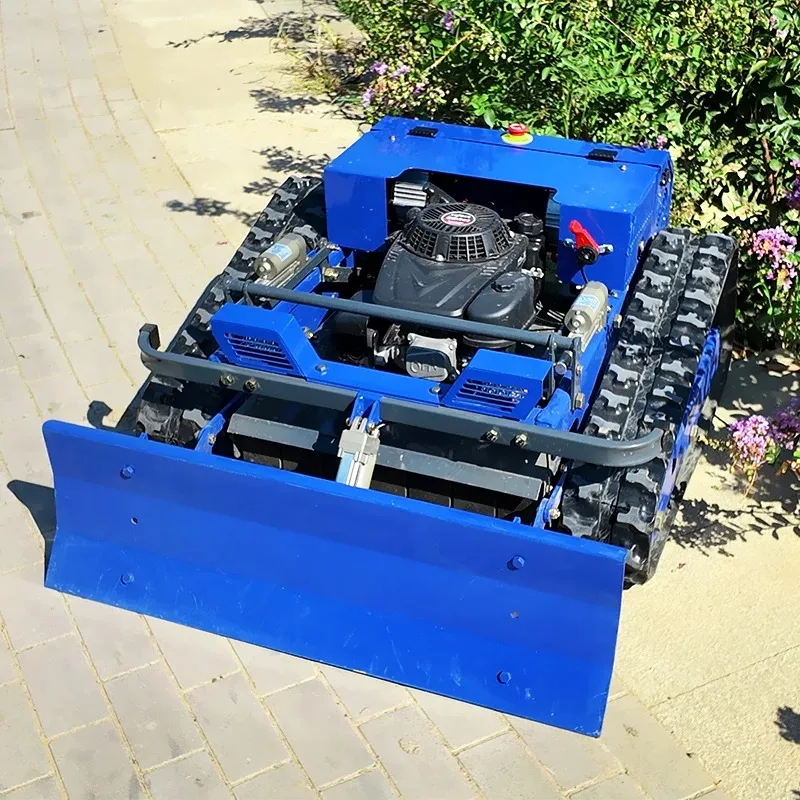 Customized wasteland reclamation tool, tracked intelligent lawn mower, wireless remote control with long battery life