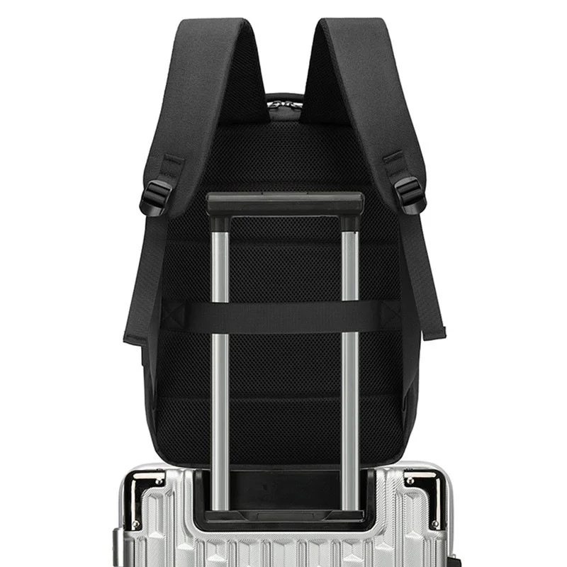 Business Commuting Men's Backpack With High-end Feel Large Capacity Fashionable Backpack Travel Backpack Computer Bag Waterproof Backpack_voghion.com