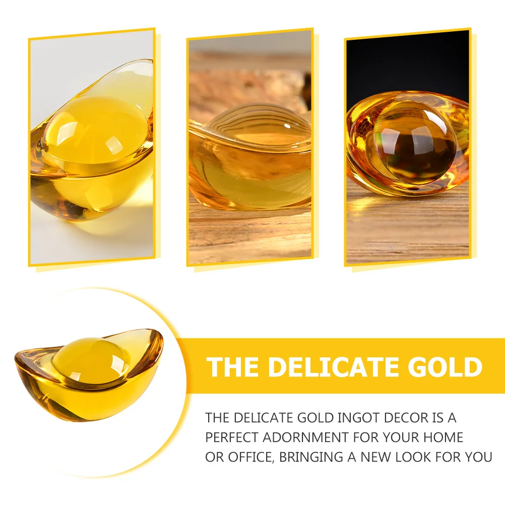 20 قطعة سبيكة كريستال كرافت المنزل طاولة مكتبية ديكور مشهد رائع سطح المكتب زخرفة سبائك الذهب الزينة