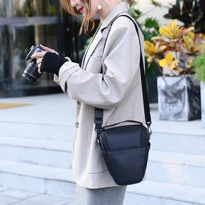 Tas Kamera Digital SLR Tas Bahu Nilon Tas Peralatan Fotografi Tas Kamera Tahan Air Micro Single untuk Nikon Canon Nikon 8 penjualan terbaik canon 700d - №