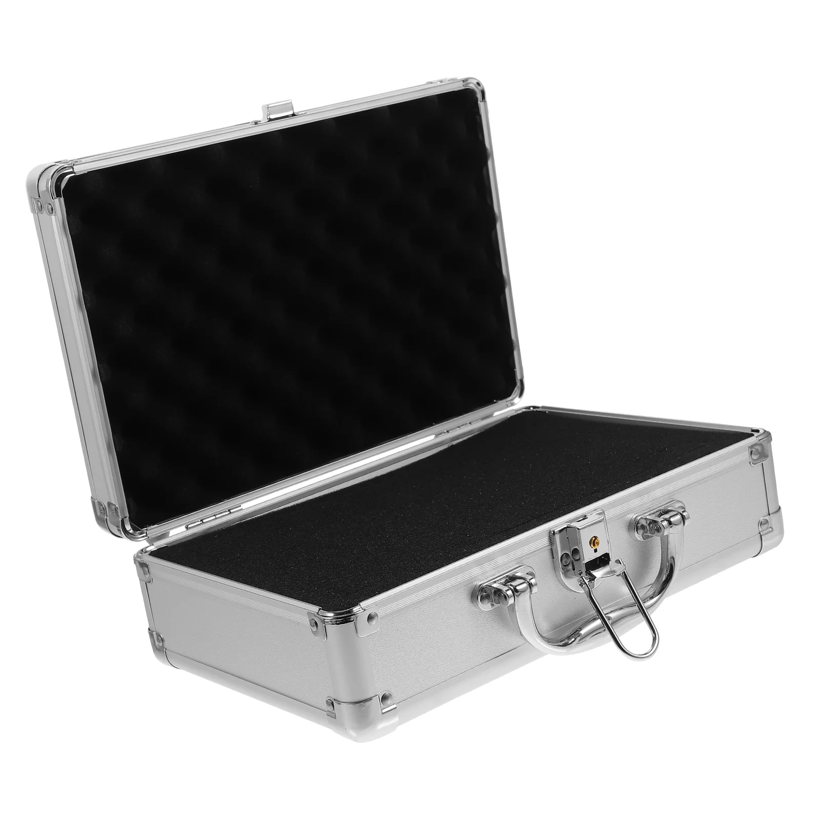 Miniature Kit Aluminum Alloy Suitcase Metal Instrument Hard Briefcases for Work