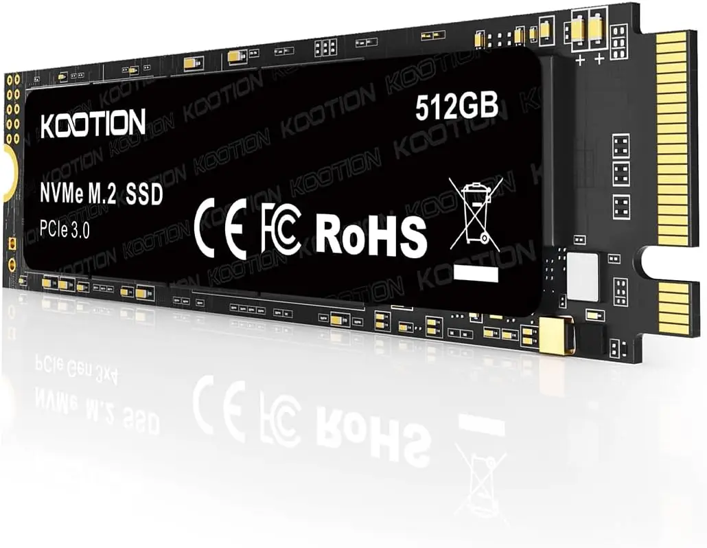 512GB PCIe 3.0 M.2 NVMe SSD, Up to 3500MB/s Read, Low Heat, for PC & Laptop