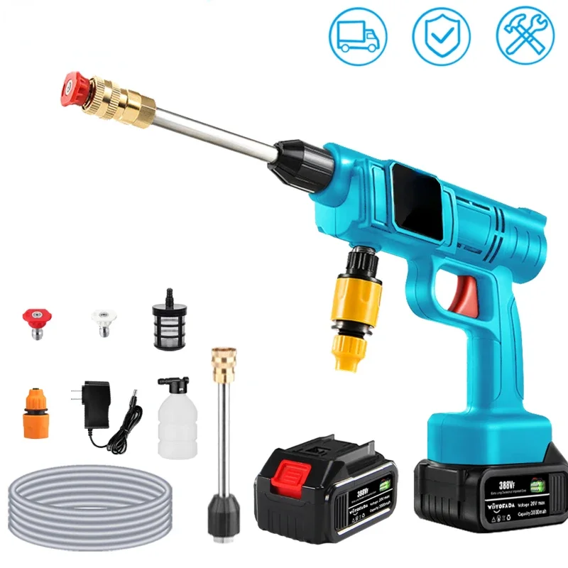 

Cordless Wireless High Pressure Car Wash Washer Gun Generator Water Gun Spray Cleaner Car Washing Machine For Makita 18V Battery