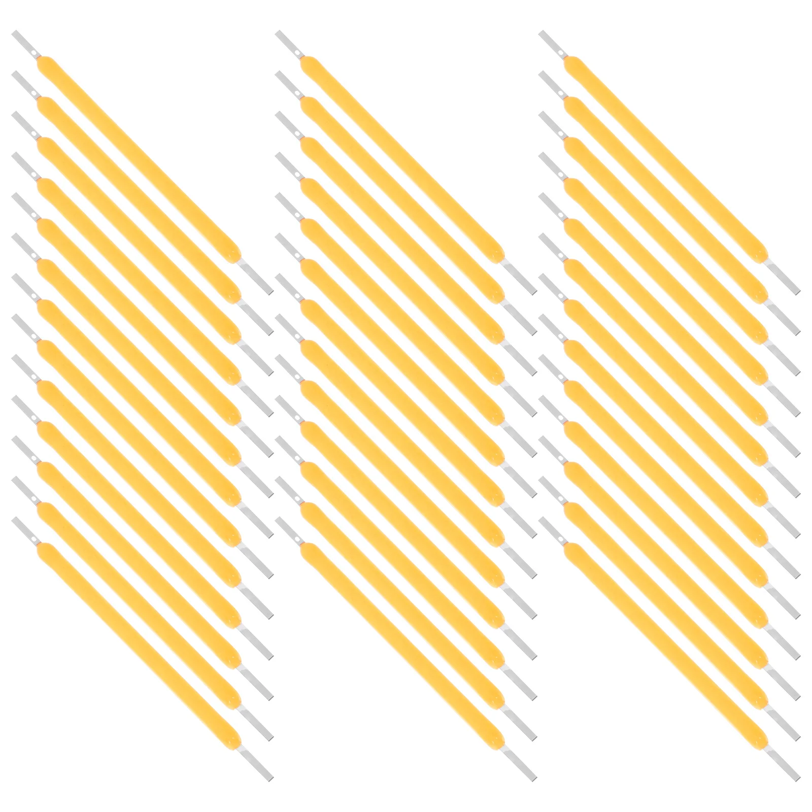 

100Pcs 2700k Warm LED Filament Hard Light Bulb Component Easy Install Cozy Atmosphere Hard LED Filament Bulb Part