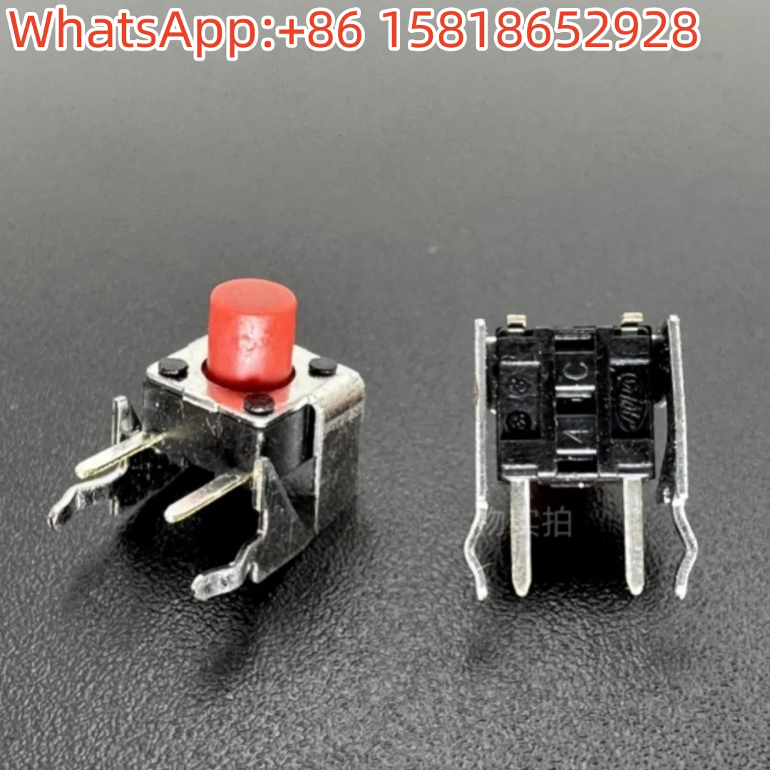 20pcs Japan ALPS SKHHLWA010 Tactile Switch 6*6*7 Horizontal with Bracket Side Press Red