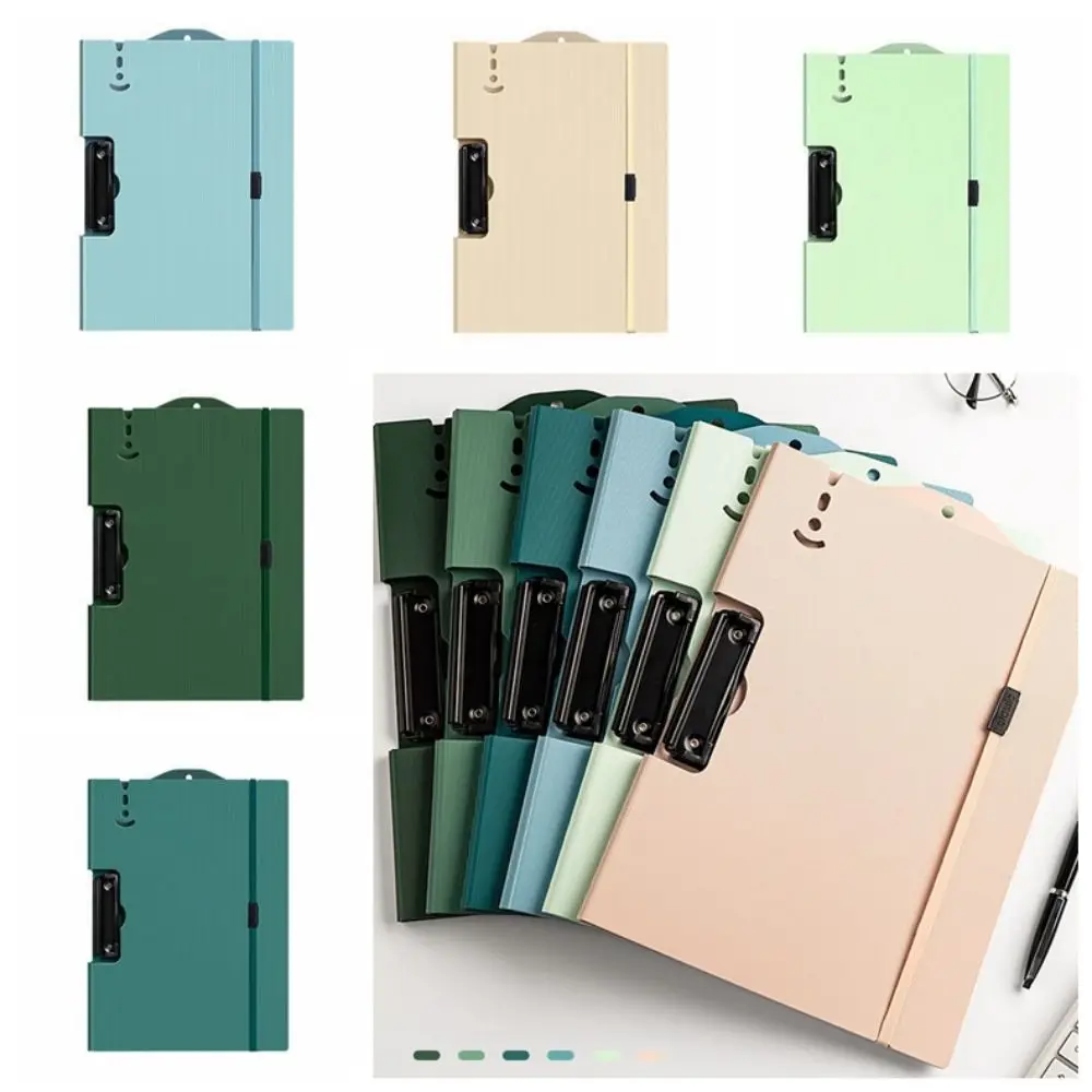 

Hangable A4 File Folder Data Storage Waterproof with Straps A4 Board Clip Clipboard Horizontal A4 Writing Pad Documents