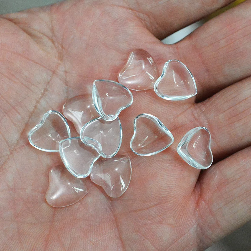 FLTMRH Clear Glass Round Cabochons Transparent Dome for Jewelry Making DIY Findings 8mm 10mm 12mm 14mm 16mm 18mm 20mm 25mm 30mm