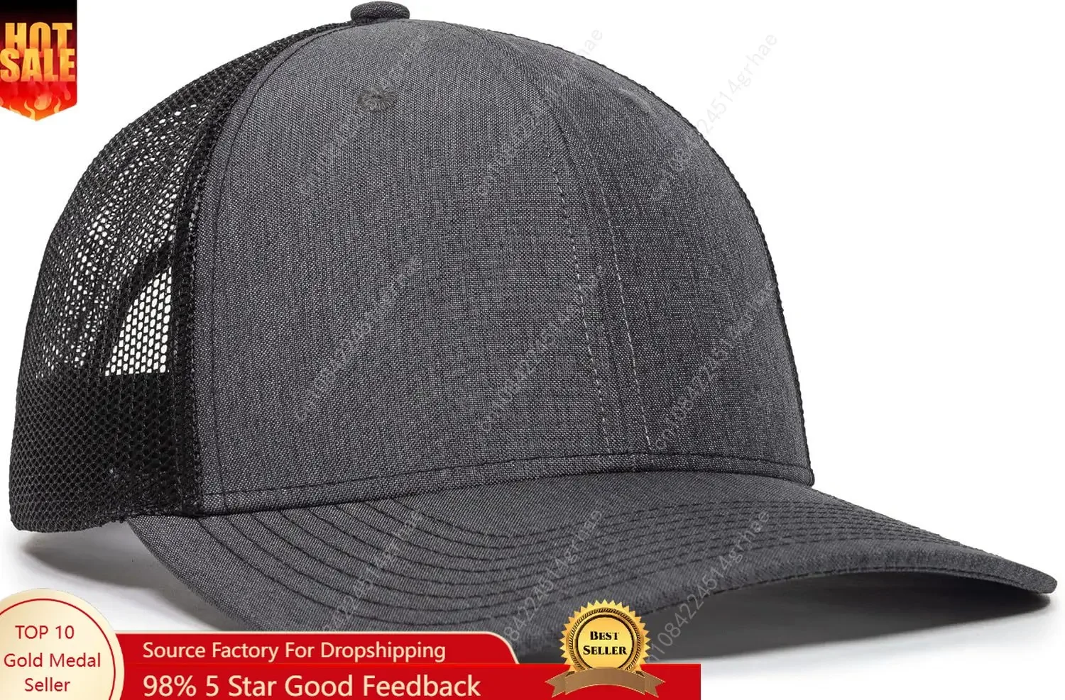 

Outdoor Cap Oc771v, Ln Heathered Charcoal/Black, One Size Fits Most