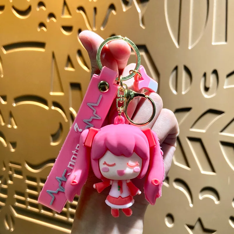 New Hatsune Miku Cartoon Secondary Cute Creative Doll Keychain Gift Anime Peripheral High Color Value Backpack Pendant Wholesale view 6