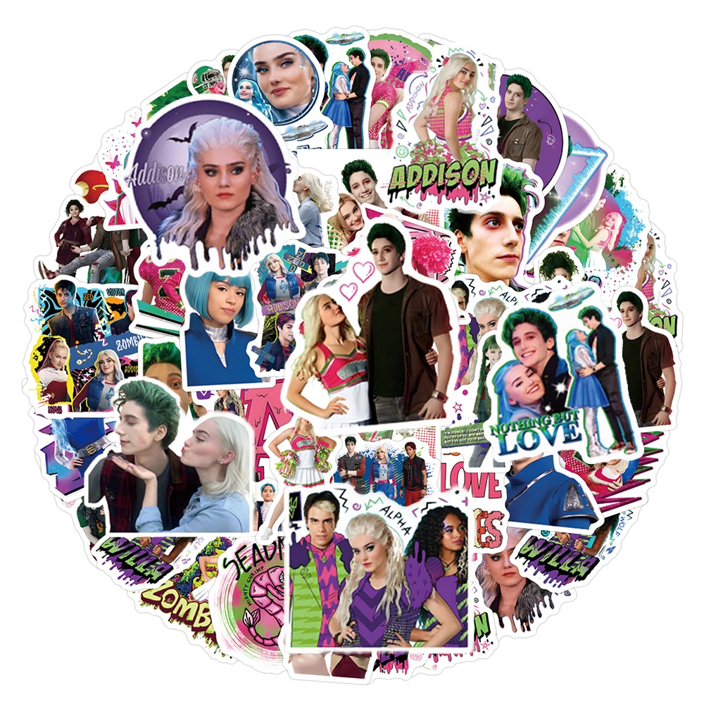 

10/30/50 шт. Дисней фильм Z-O-M-B-I-E-S наклейки крутая наклейка DIY Чемодан ноутбук телефон водостойкая граффити детская наклейка Claasic игрушка