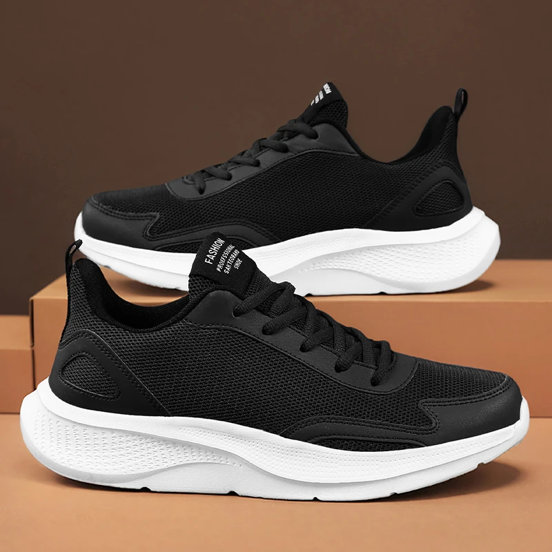 

Four Seasons Men Casual Sports Shoes Mesh Breathable Plus Size 39-46 Running Shoes for Men Outdoor Athletic Jogging Sneakers