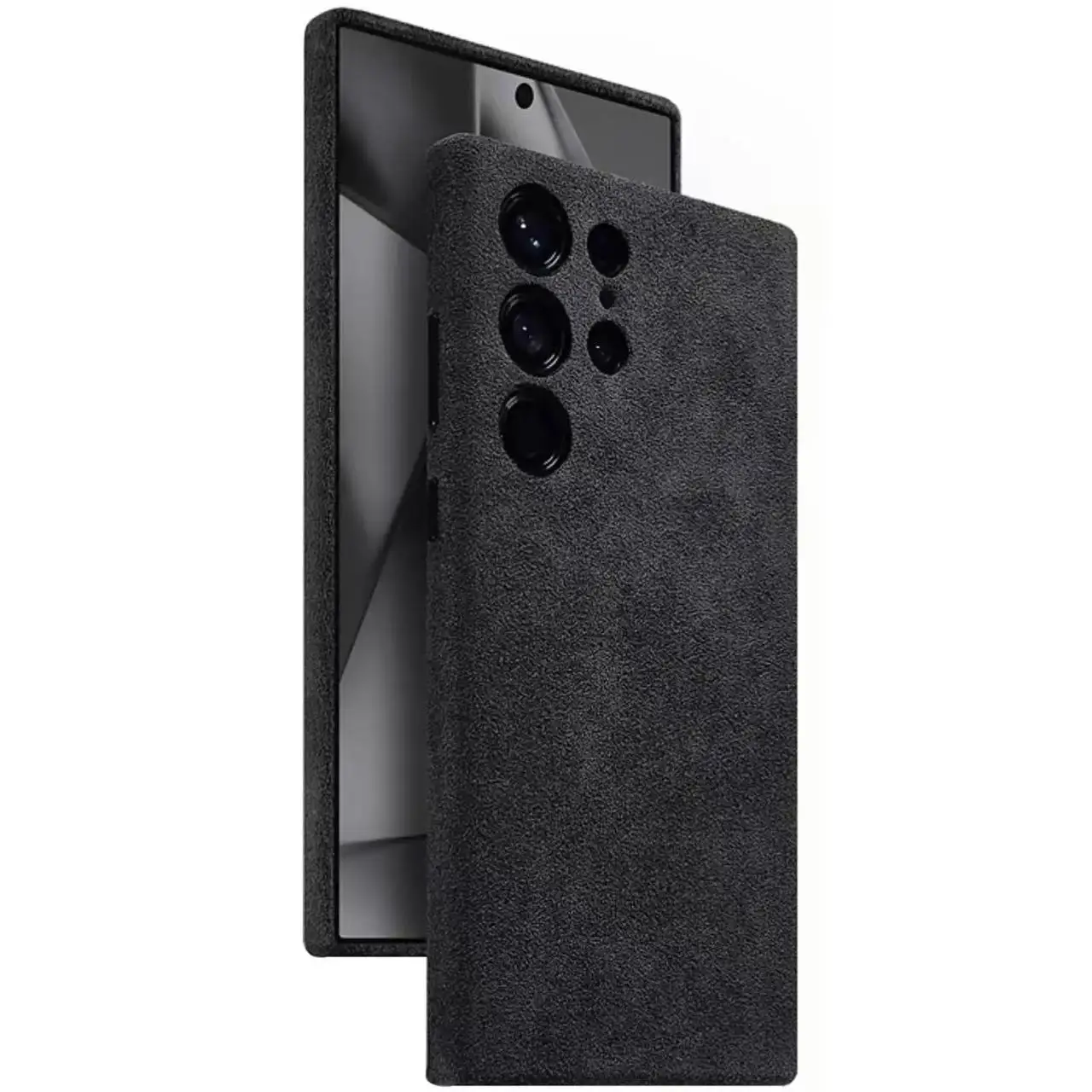100% Italienisches Alcantara-Leder-Etui für Samsung Galaxy S24 S25 S26 Ultra Plus + Magnetische Abdeckung Premium Luxus-Hüllen für S26Ultra – Detail 9